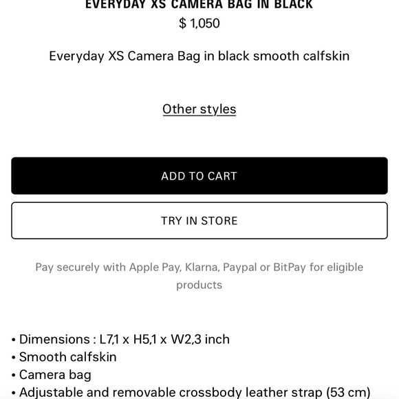 Balenciaga camera bag - Picture 6 of 8